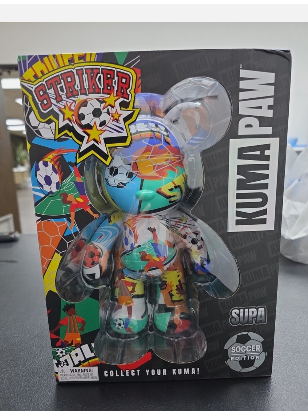 Kuma Paw World Cup Striker SUPA Soccer Edition Collectible